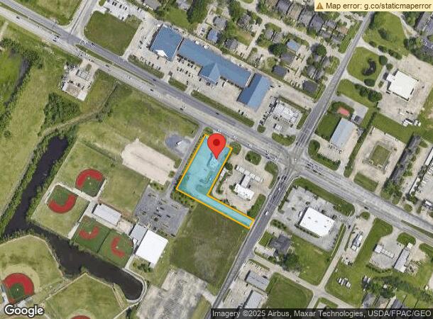  9316 Burbank Dr, Baton Rouge, LA Parcel Map