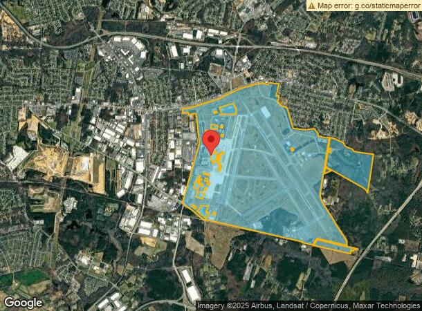  1 Richard E Byrd Terminal Dr, Richmond, VA Parcel Map