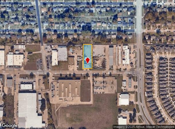  1117 E Walnut St, Garland, TX Parcel Map