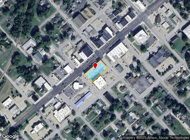 E Main At North 6Th St, Petersburg, IN Parcel Map