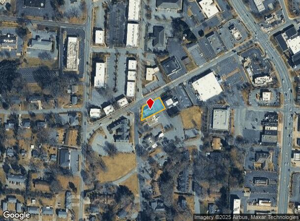 1208 N Center St, Hickory, NC Parcel Map