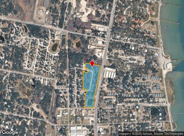  3901 Highway 35 N, Fulton, TX Parcel Map