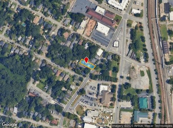  2705 Church St, Atlanta, GA Parcel Map