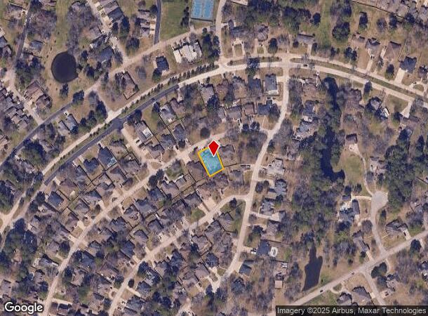  12836 Capricornus Dr, Willis, TX Parcel Map