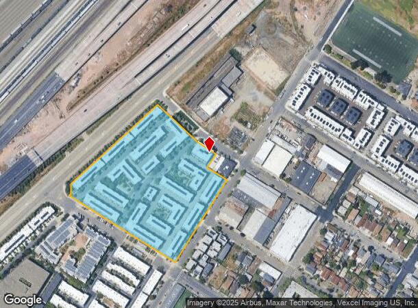 1761 16Th St, Oakland, CA Parcel Map