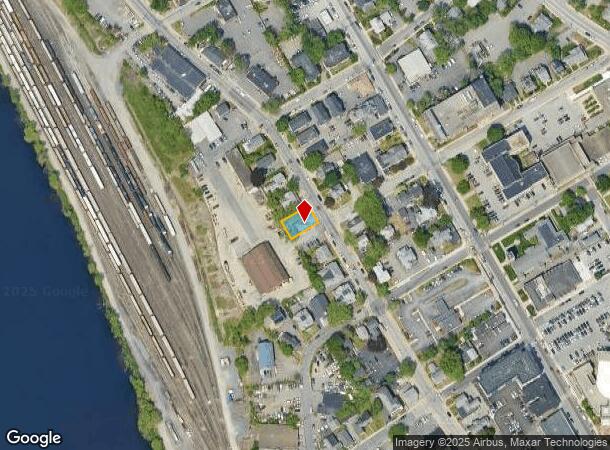  134 Franklin St, Framingham, MA Parcel Map