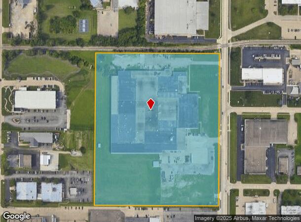 8401 N University St, Peoria, IL Parcel Map