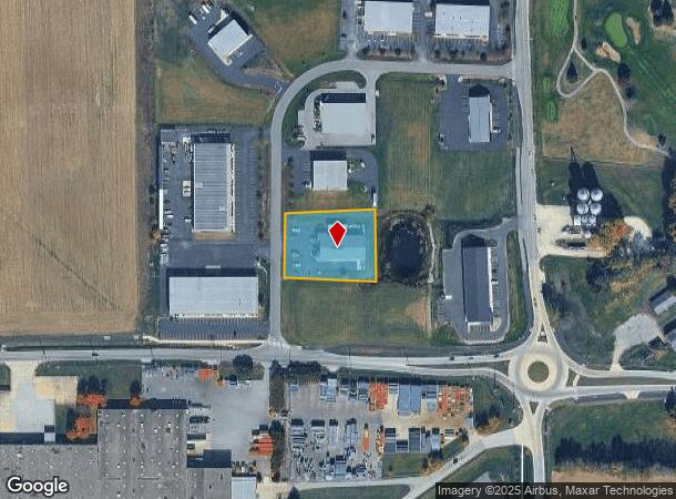 1421 Amy Ln, Franklin, IN Parcel Map