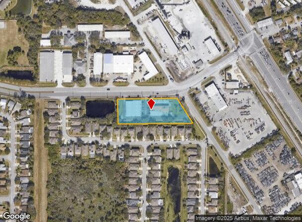  1301 Lake Washington Rd, Melbourne, FL Parcel Map