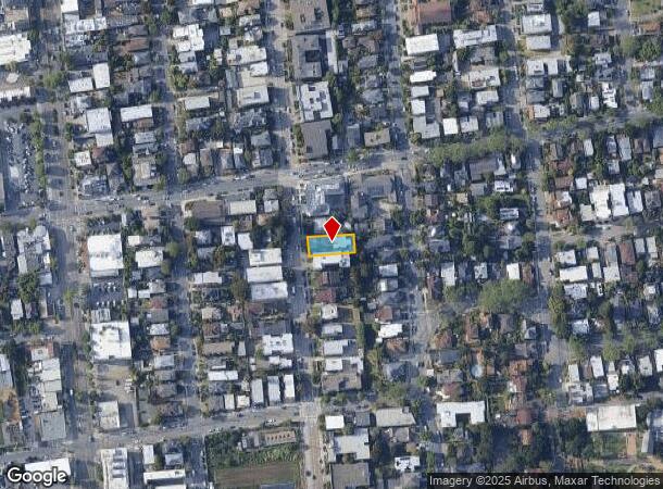 1625 Oxford St, Berkeley, CA Parcel Map