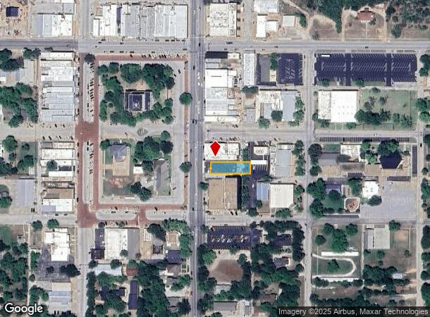 607 Elm St, Graham, TX Parcel Map
