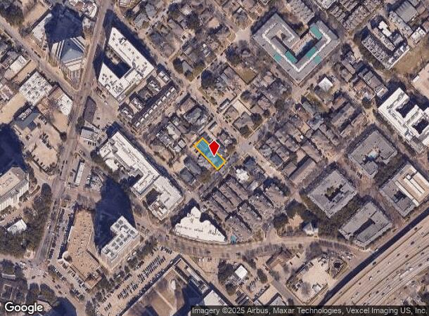  2515 Thomas Ave, Dallas, TX Parcel Map