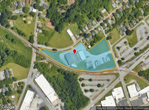  413 Greer Ave, High Point, NC Parcel Map