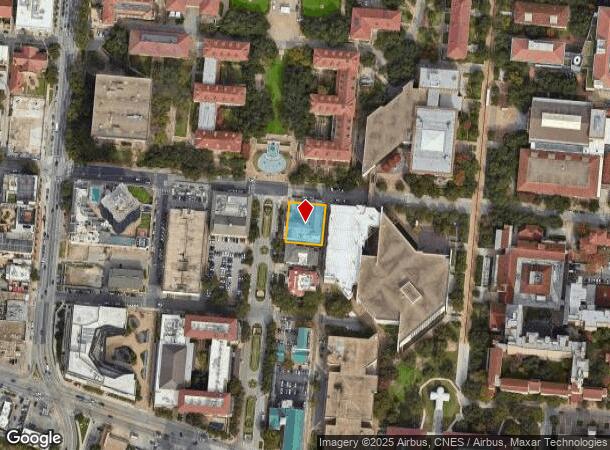  2007 University Ave, Austin, TX Parcel Map