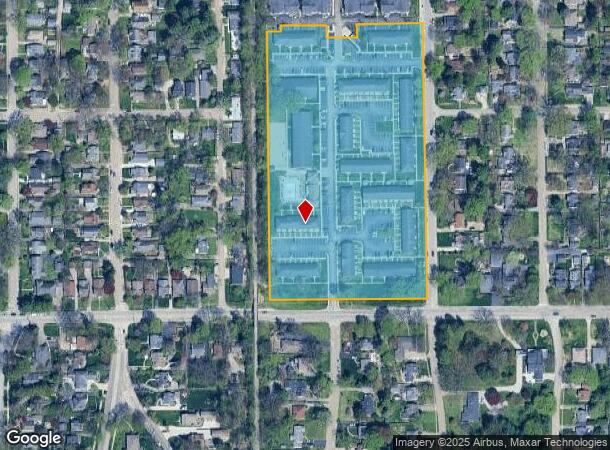  5934 Carvel Ave, Indianapolis, IN Parcel Map