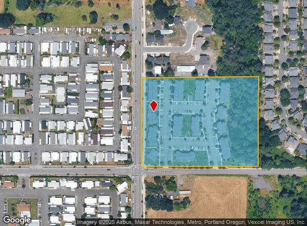 3355 E Fernwood Rd, Newberg, OR Parcel Map