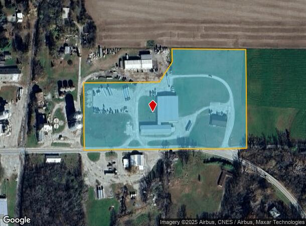  277 W State Road 218, Camden, IN Parcel Map