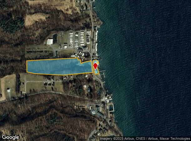 3434 N Plum Point Rd, Himrod, NY Parcel Map