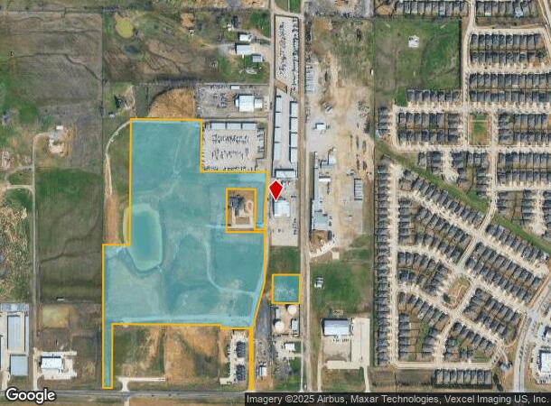  8356 Thompson Rd, Justin, TX Parcel Map