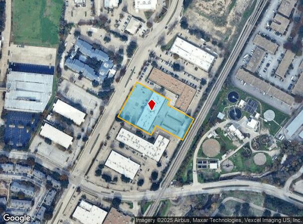  1057 S Sherman St, Richardson, TX Parcel Map