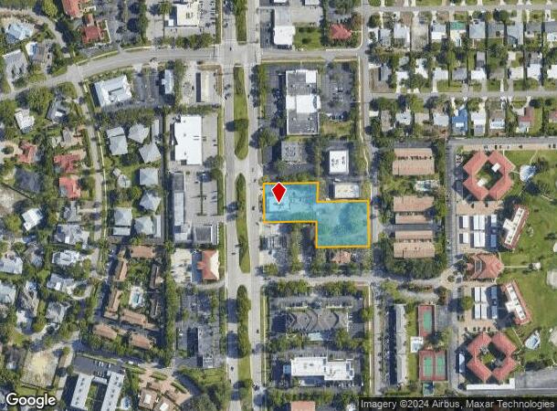  3350 Tamiami Trl N, Naples, FL Parcel Map