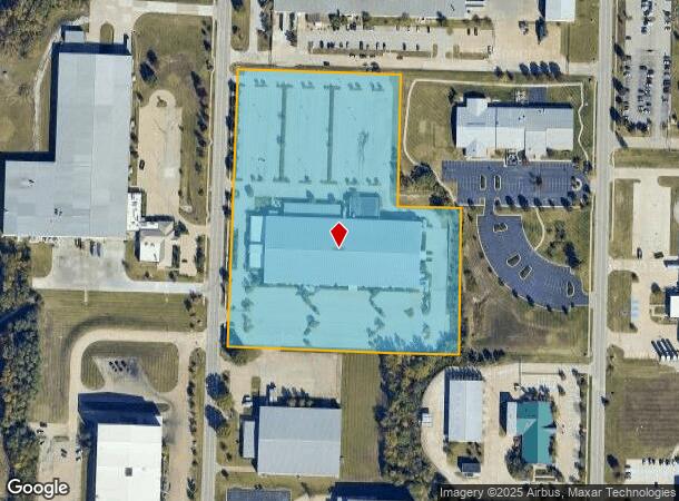  2810 Lemone Industrial Blvd, Columbia, MO Parcel Map