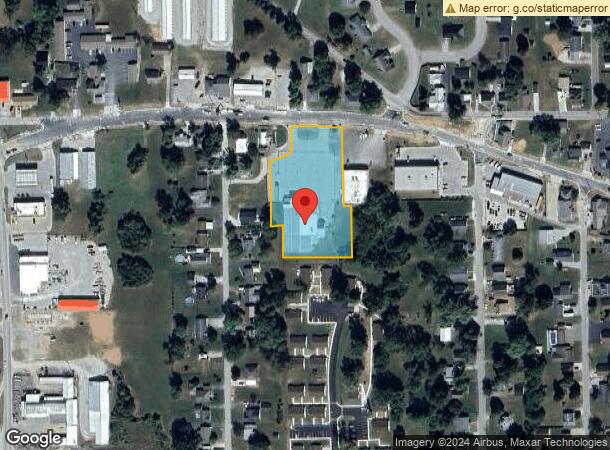  1110 W Mulberry St, Salem, IN Parcel Map