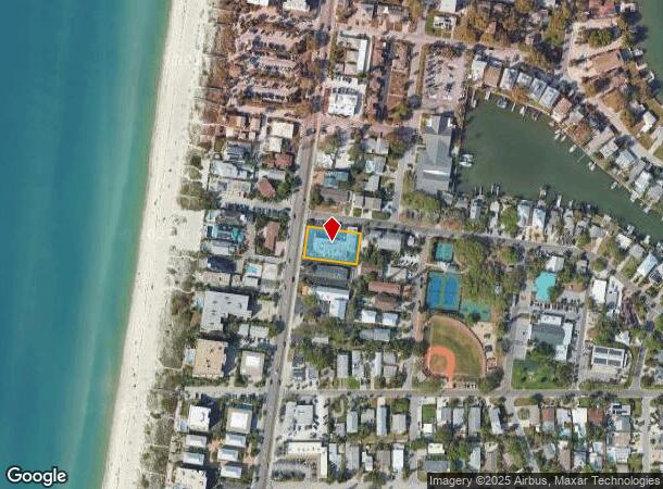  1519 Gulf Blvd, Indian Rocks Beach, FL Parcel Map