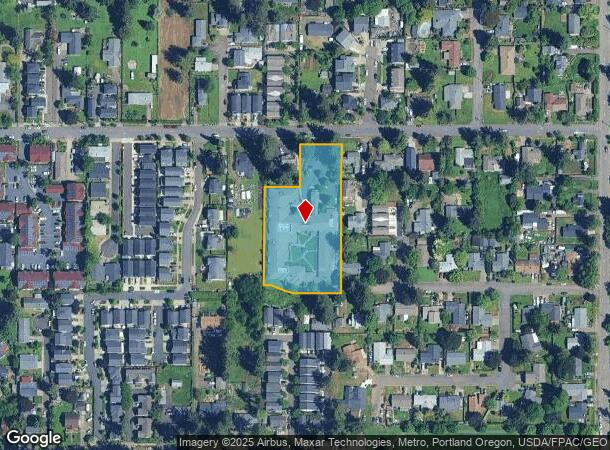 12640 Se Bush St, Portland, OR Parcel Map