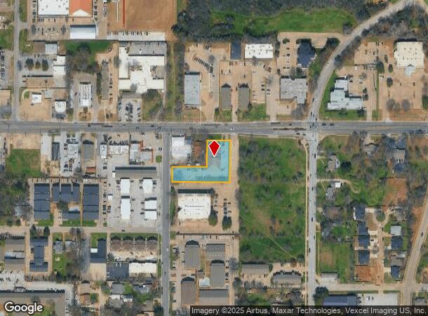  912 N Oak St, Arlington, TX Parcel Map
