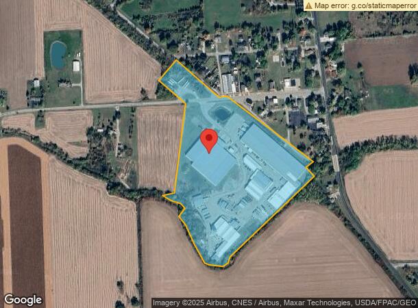  8515 Brown St, Ottawa Lake, MI Parcel Map