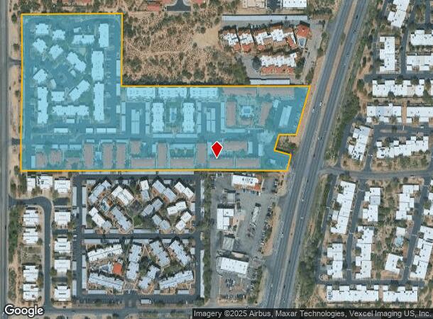  8215 N Oracle Rd, Tucson, AZ Parcel Map