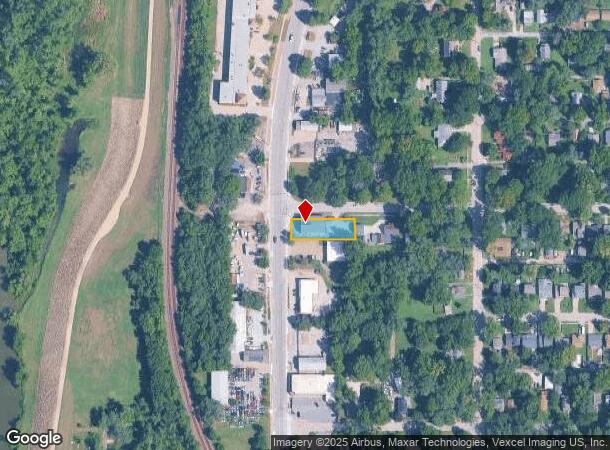 646 N 2Nd St, Lawrence, KS Parcel Map