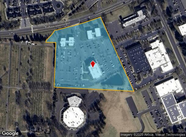  638 Newtown Yardley Rd, Newtown, PA Parcel Map