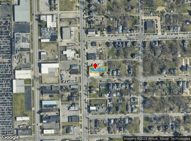  1716 S Michigan St, South Bend, IN Parcel Map