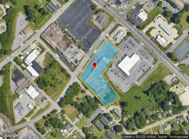  2025 College Dr, High Point, NC Parcel Map