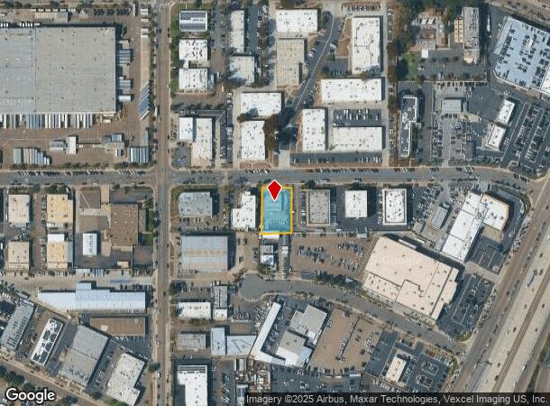 8275 Vickers St, San Diego, CA Parcel Map