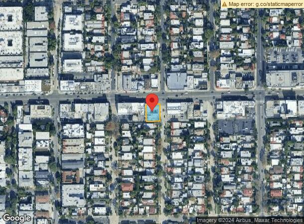  8202 Melrose Ave, Los Angeles, CA Parcel Map