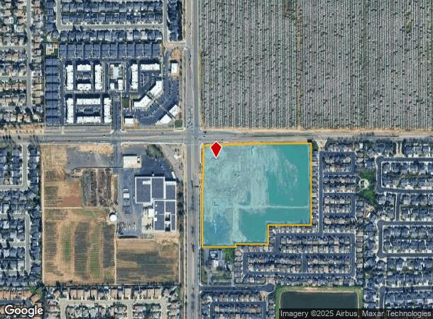 1959 N Willow Ave, Clovis, CA Parcel Map