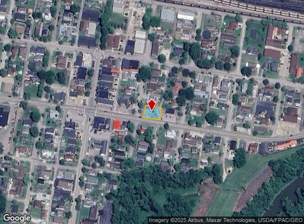 290 Corner C First Eas St, Ceredo, WV Parcel Map