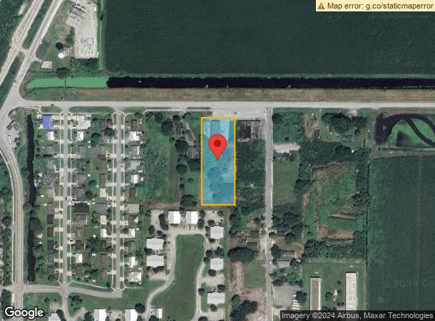  701 Johnson Ct, Pahokee, FL Parcel Map