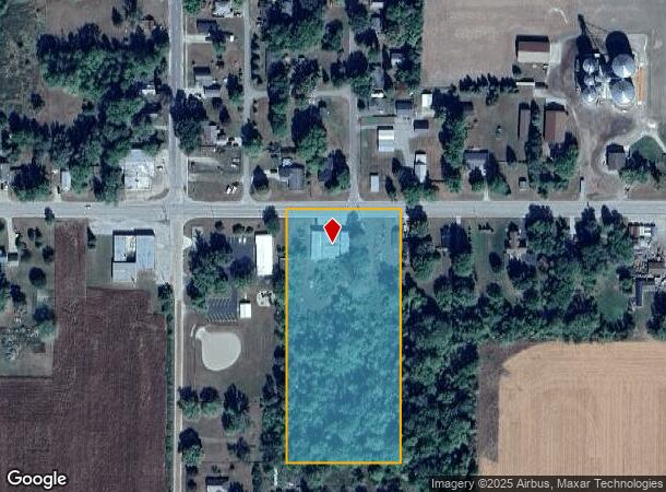  8574 E Monroe Rd, Wheeler, MI Parcel Map