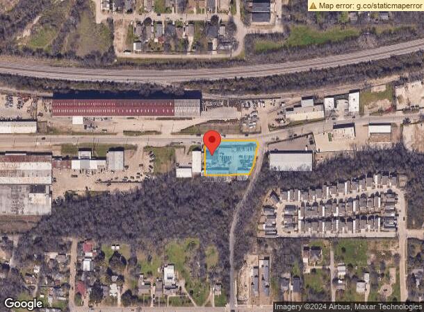  1316 W Commerce St, Dallas, TX Parcel Map