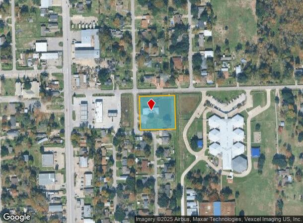  519 E Oak St, Highlands, TX Parcel Map