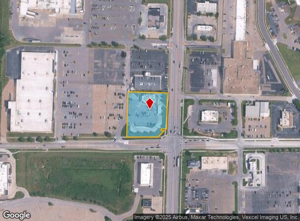 1625 Sw Wanamaker Rd, Topeka, KS Parcel Map