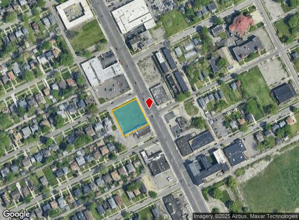  16121 Woodward Ave, Highland Park, MI Parcel Map