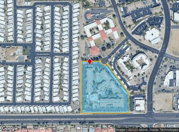 6220 E Broadway Rd, Mesa, AZ Parcel Map