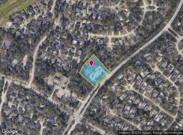 8030 Branch Crossing Dr, Spring, TX Parcel Map