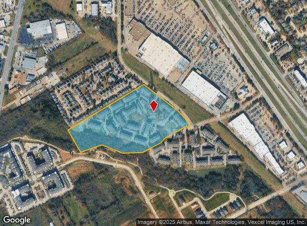 1701 Towne Crossing Blvd, Mansfield, TX Parcel Map