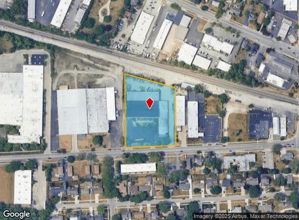 100 Central Ave, Roselle, IL Parcel Map